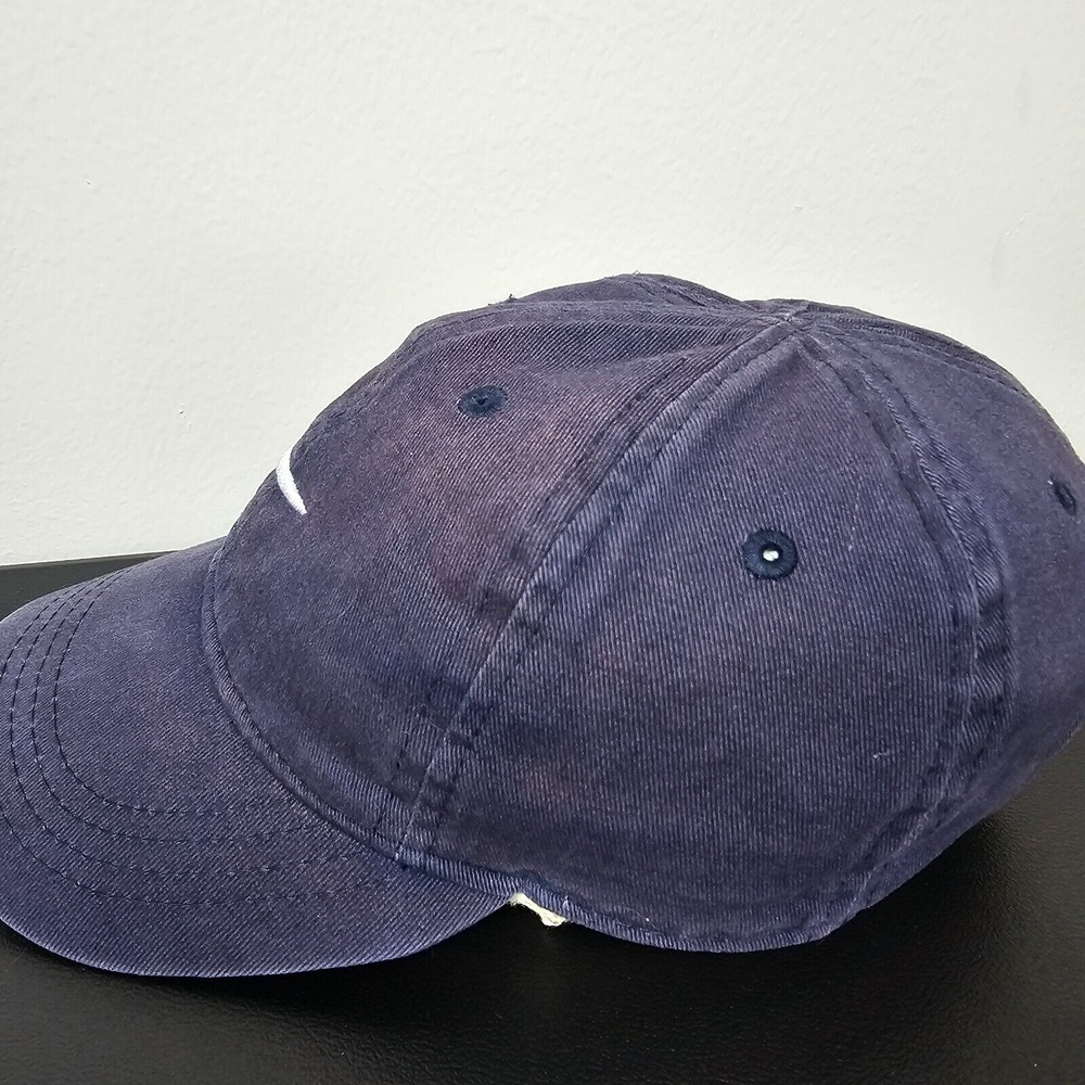 Nike Hat Cap Boys Strap Back Blue Swoosh Logo Casual Performance Sports Youth - Picture 4 of 9